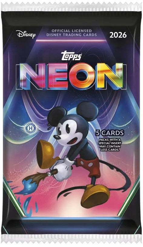 2026 Topps NEON Disney Mega box Pack *box fresh*